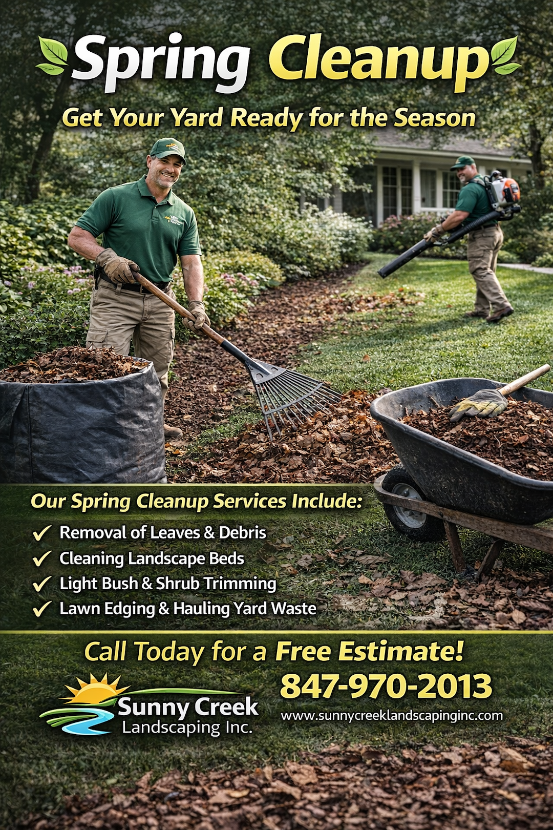 🌿 Spring Cleanup Services in Arlington Heights, IL 🌿